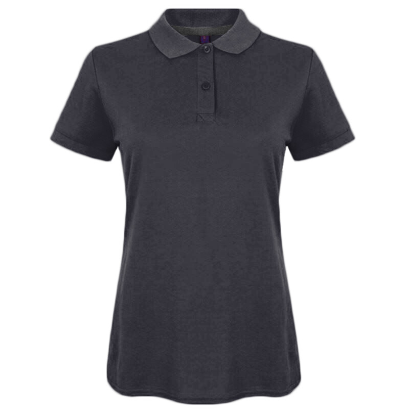 Women's micro-fine piqué polo shirt Thumbnail