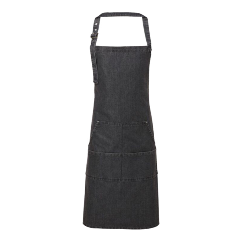 Jeans stitch bib apron Thumbnail