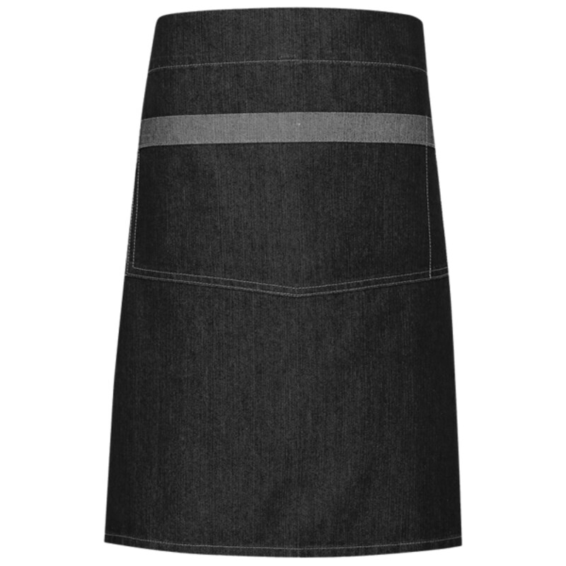 Domain contrast denim waist apron Thumbnail