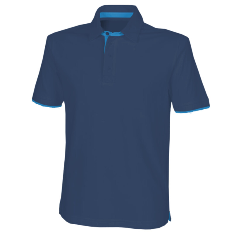 Front Row Contrast Cotton Piqué Polo Shirt Thumbnail