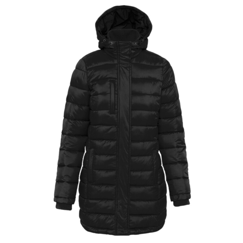 Kariban Ladies Lightweight Long Padded Parka Jacket Thumbnail