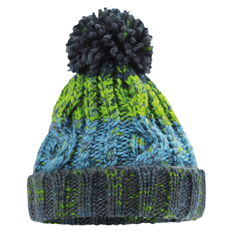 Junior Corkscrew Pom Pom Beanie Thumbnail