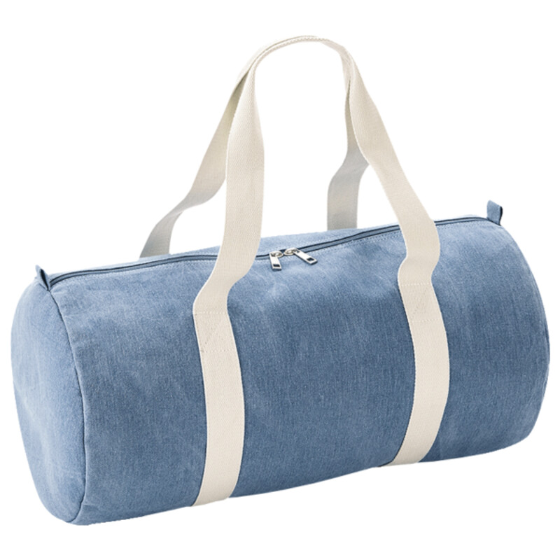 Denim Barrel Bag Thumbnail