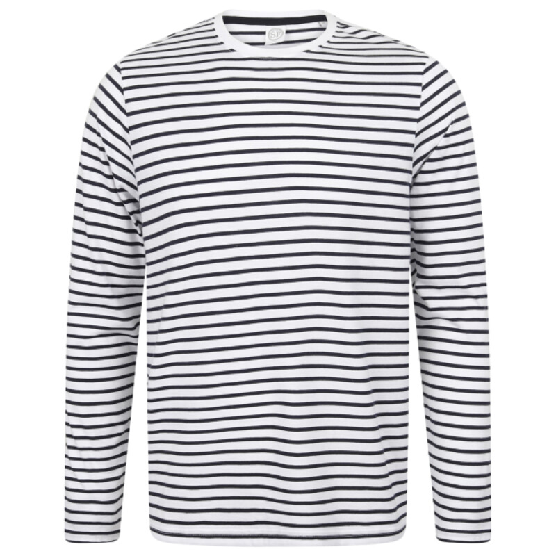 Unisex long-sleeved striped T Thumbnail