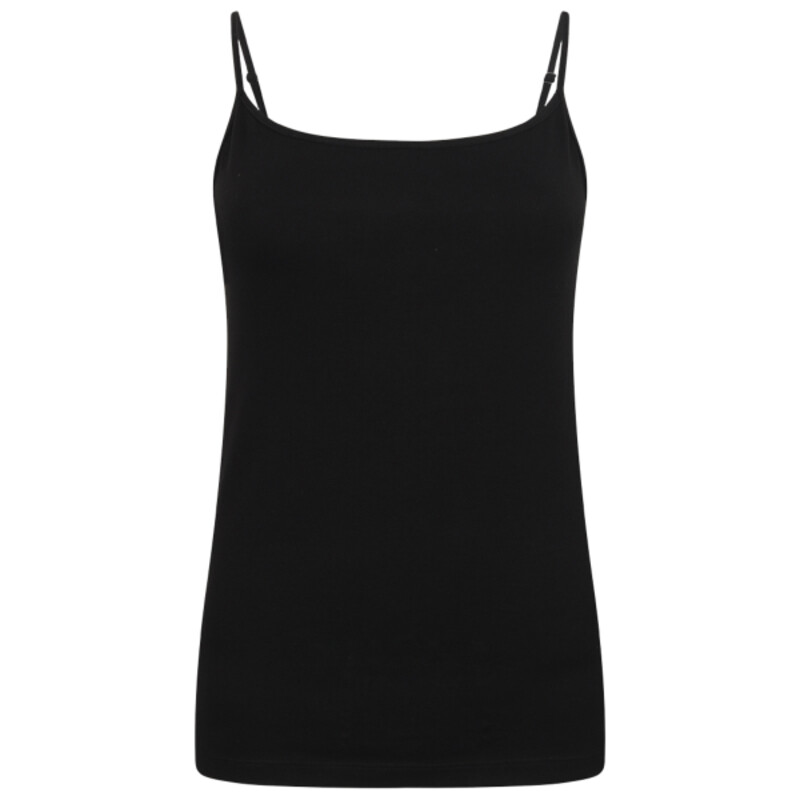 Women's feel-good stretch spaghetti vest Thumbnail