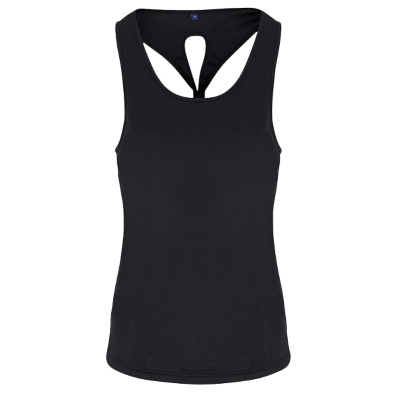 Women's TriDri® yoga knot vest Thumbnail