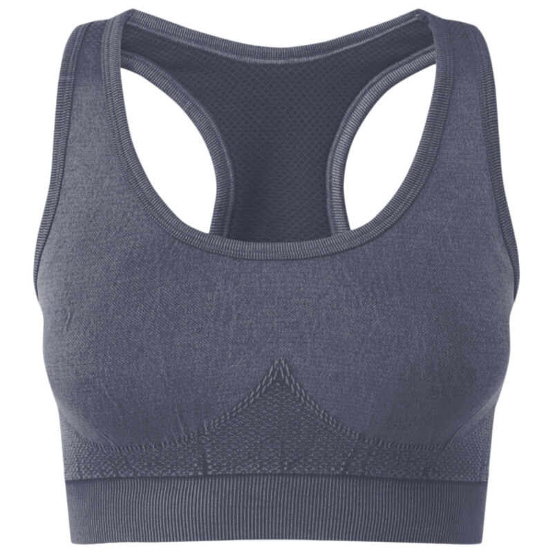 TriDri® seamless '3D fit' multi-sport denim look bra Thumbnail