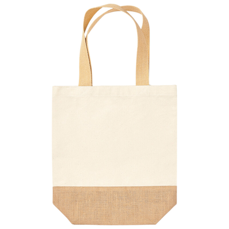 Jute base canvas shopper Thumbnail
