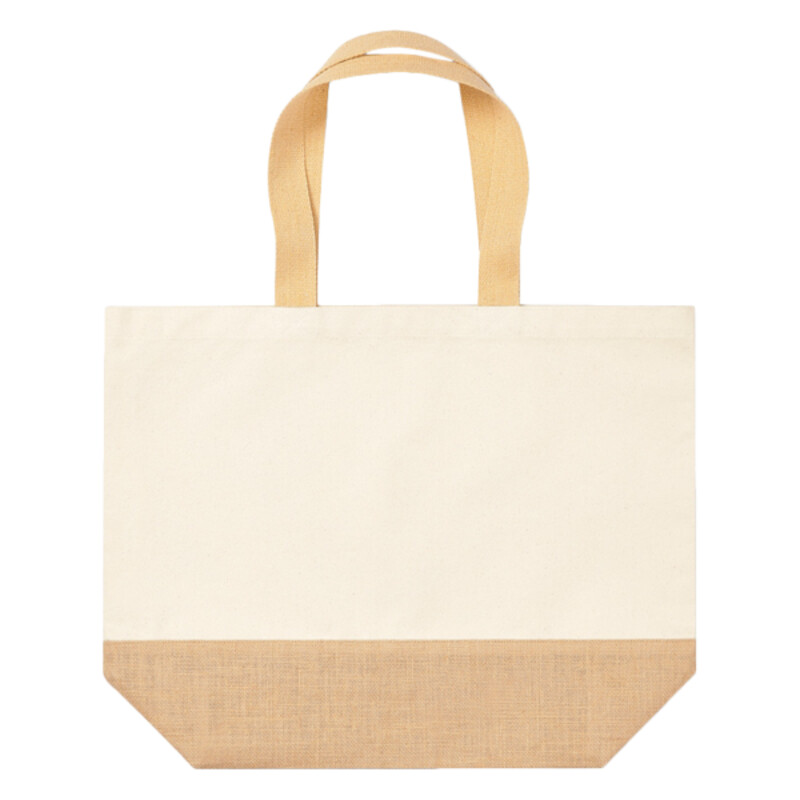 Jute base canvas tote XL Thumbnail