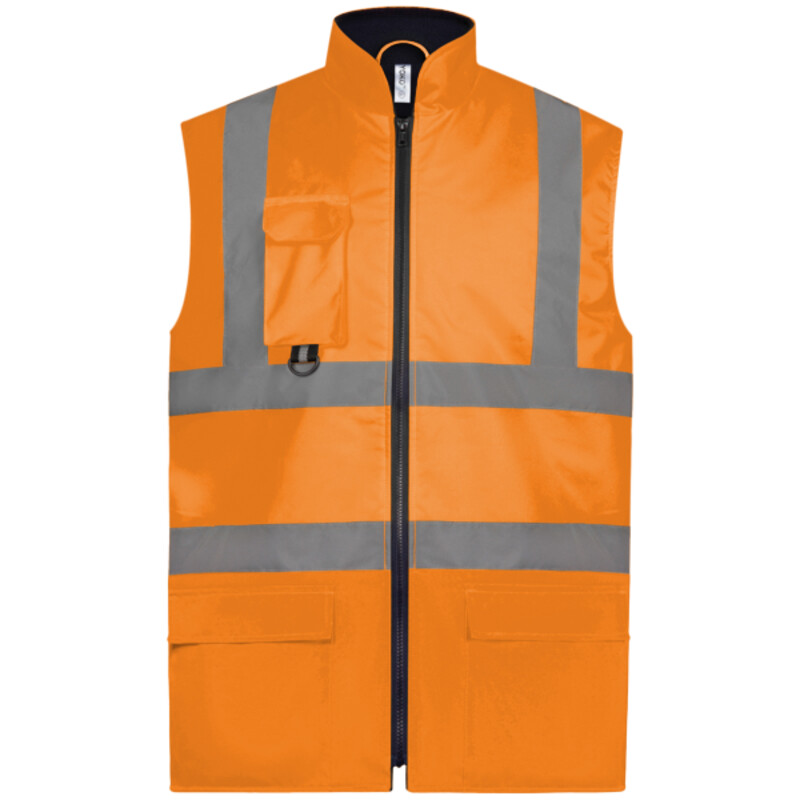 Hi-vis padded bodywarmer (HV005) Thumbnail